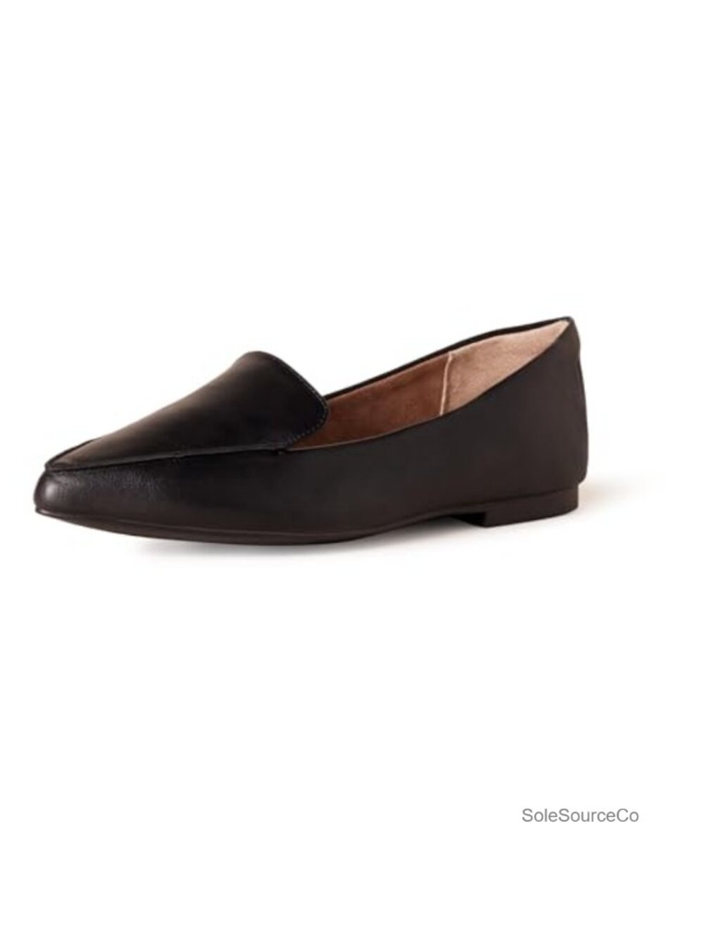 Women's Loafer Flats Faux Calfskin Pointed Toe Comfort Shoes
